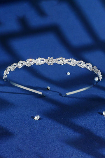 Sølv Rhinestones Bryllup pannebånd